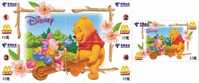 M01174 China Mcdonald´s Disney Winnie The Pooh Puzzle 5pcs - Alimentation