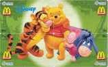 M01184 China Mcdonald´s Disney Winnie The Pooh Puzzle 4pcs - Alimentación