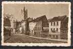 SELTEN * DARMSTADT * HÄUSERGRUPPE IN DER PÄDAGOGSTRASSE MIT DER STADTKIRCHE  * 1926  *!! - Darmstadt