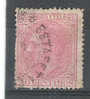 ESPANA / Espagne, 1879, Yvert N° 185 , 10c Rose, Obl ESTAFETA ; B/TB - Usados