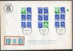 ISRAELE - ISRAEL - 1973 - EMBLEMI DI CITTA´ - FDC - FDC