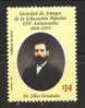 URUGUAY Sc#2024 MNH STAMP Education Teacher's Society - Fotografie