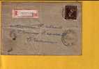 645 Op Aangetekende Brief Met Stempel AUDERGHEM-OUDERGEM B - 1936-1957 Col Ouvert