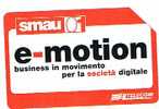 TELECOM ITALIA  - CAT. C.& C F3583  -  MILANO: SMAU 2001 (E-MOTION)-   USATA - Públicas Especiales O Conmemorativas