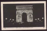 Paris La Nuit : L'Arc De Triomphe De L'Etoile - Paris La Nuit