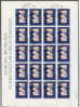 LIECHTENSTEIN USED MICHEL KB 444 EUROPA 1964 SHEET FEUILLET - 1964