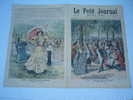 LE PETIT JOURNAL N° 0191  16/07/1894 LA MODE EN 1794 + LA MODE EN 1894 - Le Petit Journal
