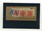 - ENSEMBLE DE TIMBRES DE L´INDE ANGLAISE SUR FRAGMENT . GEORGE V - 1911-35 Roi Georges V