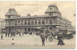 Bruxelles Gare Du Nord Fort Animée 1909 Vers Saint Leu - Schienenverkehr - Bahnhöfe