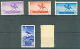 U.P.U. - Liban -   Yv  45/47 + PA 55/56  ** - MNH  -  UPU 1949  -  Hélicoptère - Chameaux - Valeur 27 Euro - U.P.U.