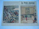 LE PETIT JOURNAL N° 0214 DU 23/12/1894 LE Cpte DREYFUS DEVANT LE CONSEIL DE GUERRE + NOCE SANGLANTE A HIDOS EN HONGRIE - Le Petit Journal