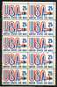 1971-73 United States  Airmail Block Of 10  Setenant 21 Cent Stamps MNH  " - 3b. 1961-... Ungebraucht