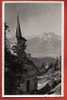Delcampe - V212 Leysin L'Eglise Catholique Et Les Dents Du Midi.Cachet 1944. Kull - Leysin