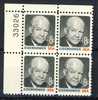 1970-74 United States  8 Cents  MNH Plate Block Of 4 " Dwight D Eisenhower " - Plaatnummers