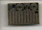 PINS - LOTO - GRILLE - NOIR - Games