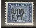 1947-49 TRIESTE A SEGNATASSE 10 LIRE MH * - RR1265 - Segnatasse