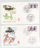 Germany Berlin FDC 5-4-1979 Complete Set SPORT On 2 Covers With Cachet - Andere & Zonder Classificatie