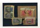 - ENSEMBLE DE TIMBRES DE L´INDE ANGLAISE SUR FRAGMENT . GEORGE V - 1911-35 Roi Georges V