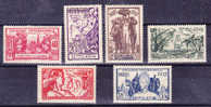 OCEANIE N°121 / 126  Neufs Charniere - Unused Stamps