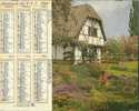 CALENDRIER ALMANACH DES PTT De  1986 - Grossformat : 1981-90