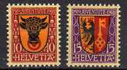 Suisse N° 168 / 169 Luxe ** - Unused Stamps