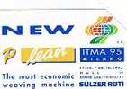 TELECOM ITALIA - CAT. C.&  2511 - SULZER RUTI : ITMA 95 MILANO   - USATA - Pubbliche Speciali O Commemorative