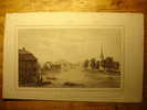 GRAVURE SUEDE De 1841- ESKILSTUNA - ESKILATUNA - SWEDEN SVERIDGE SUECIA PRINT ENGRAVING PRINT - Non Classés