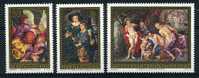 LICHTENSTEIN / 596-598 / RUBENS / PEINTURE / ANGES MUSICIENS - Unused Stamps