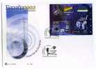 BLOC FEUILLET  ESPAGNE EXPOSITION MONDIALE DE LA JEUNESSE 2002 SALAMANQUE RADIO MICRO - Blocs & Hojas
