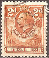 NORTHERN RHODESIA..1925..Michel # 4...used. - Nordrhodesien (...-1963)