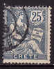 COLONIE.CRETE.N°9.BUREAU FRANCAIS. Oblitéré - Other & Unclassified