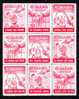 Romania  - Exiles 1958 THE SUFERING EUROPE ,minisheet Red 9 Stamps MNH. - Lokale Uitgaven