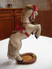 CHEVAL DE CIRQUE SUR FER A CHEVAL Bois HT 21,50 Cm - Dolls