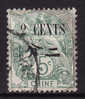 COLONIE.CHINE.N°83.TIMBRES DE 1902/1906 AVEC VALEUR EN MONNAIE CHINOISE EN SURCHARGES PLUS GRANDE. Oblitéré Avec Clair - Other & Unclassified