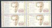 BULGARIA / BULGARIE - 2009 - Nicola Vapzarov - Poet - Bl.de 4** - Unused Stamps