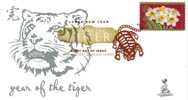 Lunar New Year - Year Of The Tiger First Day Cover, From Toad Hall Covers! - 2001-2010