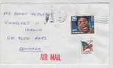 USA Cover Sent Air Mail To Denmark14-8-1995  Dinah Washington - Briefe U. Dokumente