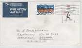 USA Cover Sent Air Mail To Denmark 19-3-1999 - Brieven En Documenten