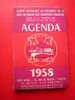 R.A.T.P-AGENDA 1958 -SOCIETE MUTUALISTE DU PERSONNEL DE LA REGIE AUTONOME DES STRANSPORTS PARISIENS-NOMBREUSES PUB - Other & Unclassified