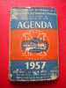 R.A.T.P-AGENDA 1957-SOCIETE MUTUALISTE DU PERSONNEL DE LA REGIE AUTONOME DES STRANSPORTS PARISIENS-NOMBREUSES PUB - Autres & Non Classés