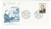 FDC  De France 1964, René Cotty Du 25.04.1964 No. Yvert & Tellier 1412 - 1960-1969