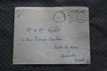 AFRIQUE DU NORD ALGERIE 1956 MILITARIA CACHET A DATE POSTES ARMEES SP 87405 CCA:LETTRE:FRANCHISE MILITAIRE F.M:MARSEILLE - Guerra D'Algeria