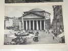 ROMA 1933 PANTHEON CARROZZE E TAXI MOVIMENTATA BN VG  QUI.. ENTRATE... - Panthéon