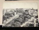 ROMA 1954 COLOSSEO E VIA DEI FORI IMPERIALI BN VG  QUI.. ENTRATE... - Coliseo