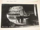 ROMA 1966 IL COLOSSEO E TEMPIO DI VENERE NOTTURNA BN VG QUI.. ENTRATE... - Coliseo