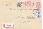 Carta Certificada BRNO (Checoslovaquia) 1958 - Briefe U. Dokumente