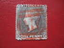 ST VINCENT Colonie Brit. - 1871  (o) YT N°19 - Perf  12x15 - Wmk "star" & "AG" Fabric. Papier - St.Vincent (...-1979)