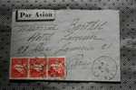 1932 ALGER GARE CAD ALGERIE EX COLONIE FRANCAISE FRENCH LETTER LETTRE MIGNONETTE AIR MAIL P/ AVION MARCOPHILIA P/PARIS - Brieven En Documenten