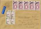 France Cover With Seven 0,45 Baron Antoine Portal Stamps - Covers & Documents