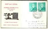 ELECTRICITY - India 1958 J.C.BOSE´S MICROWAWE APPARATUS First Day Cover -Yvert # 107 - Sent  NEW DELHI To BUENOS AIRES - Electricity